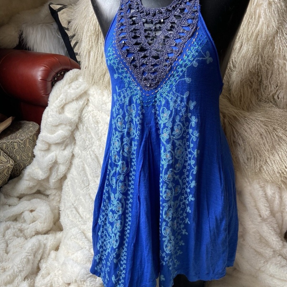 Free People Boho Textured Dress